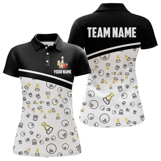 Custom Beer Bowling Shirt for Men Women Polo Bowling Team Jersey QZT612