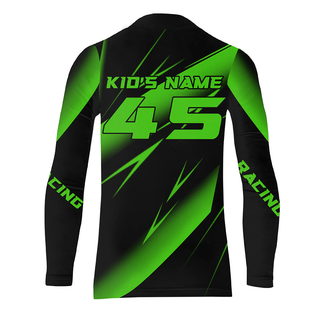 Motocross Racing Jersey Green Upf30+ Dirt Bike Shirt Motorcycle Off-Road Jersey XM293