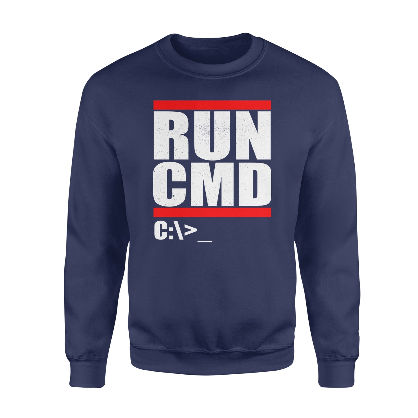 Run CMD Computer Nerd - Standard Crew Neck Sweatshirt
