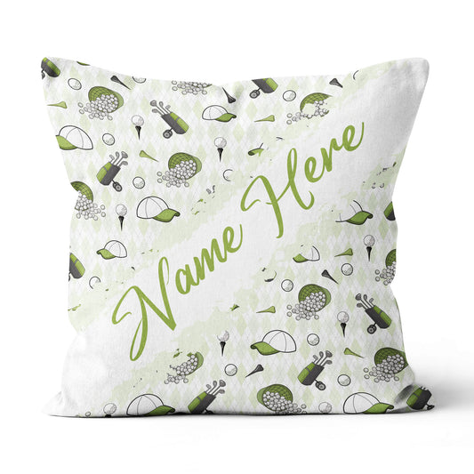 Customized Golf Pattern, Personalized Golf Decorative Pillows YYD0001