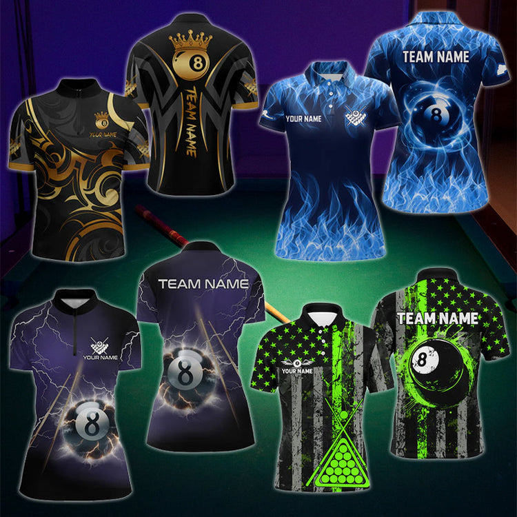 8 Ball Billiard Jerseys