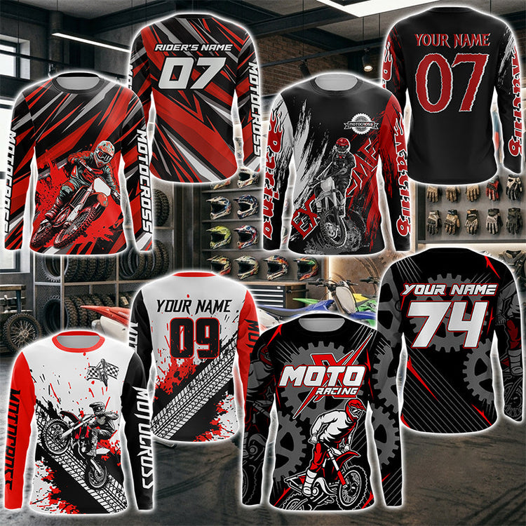 Red Dirt Bike Jersey