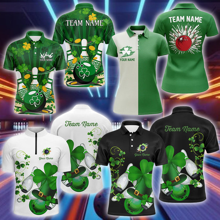 St Patrick's Day Bowling Shirts