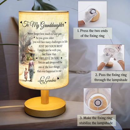 Granddaughter Table Lamp Granddaughter Gifts from Grandma, Granddaughter and Grandma Lamp CTNT1