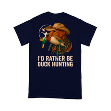 Load image into Gallery viewer, I'd Rather Be Duck Hunting Fox Red Labs Dog Men T-shirt FSD4706 D03