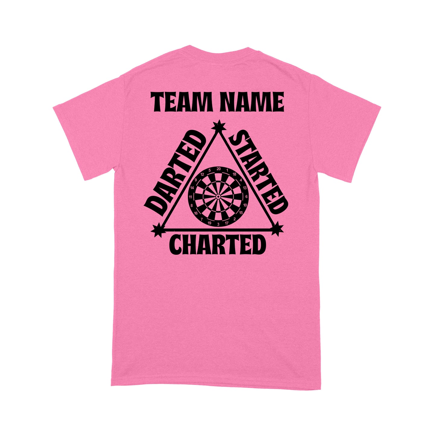 Darted Started Charted Custom Dart Team Shirts For Men-Women, Darts For Gift NYN0179