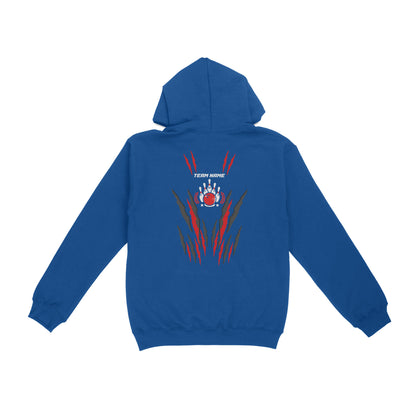 Flame Bowling Custom Name and Team Name Bowling Hoodie, Gift For Bowlers D02 NQS9900
