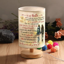Load image into Gallery viewer, To My Bestie Table Lamp Gifts for Friends Females, Gifts for Best Friends, Friendship Gifts TNT6