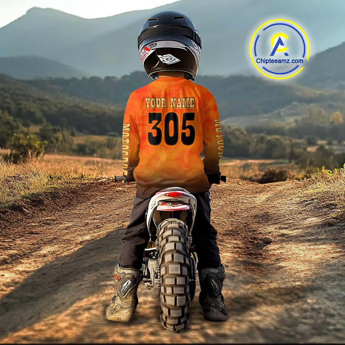 Wolf Custom Motocross Jersey Dirt Bike Shirt for Men Kid Women Moto Racing Shirt XM401