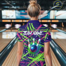 Load image into Gallery viewer, Custom Bowling Shirts for Team Women Men Custom Bowling Polo and 1/4 Zip Shirt MBL227