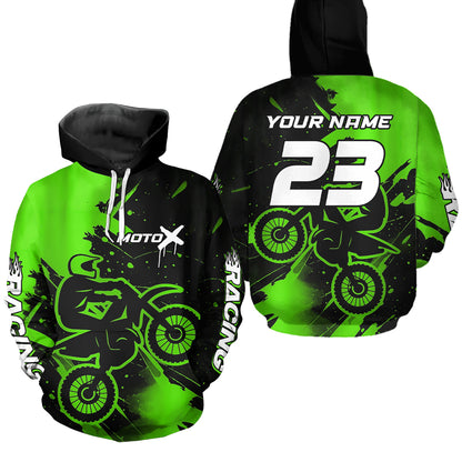 Custom Motocross Hoodie for Men Women Dirt Bike Racing Hoodie Adult Hooded Shirt MH426