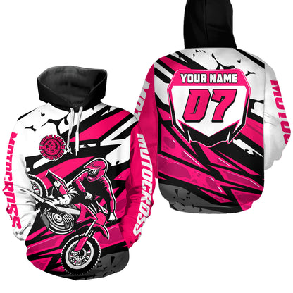 Custom Motocross Hoodie for Men Women Adult Dirt Bike Racing Hoodie Riding Shirt MH446