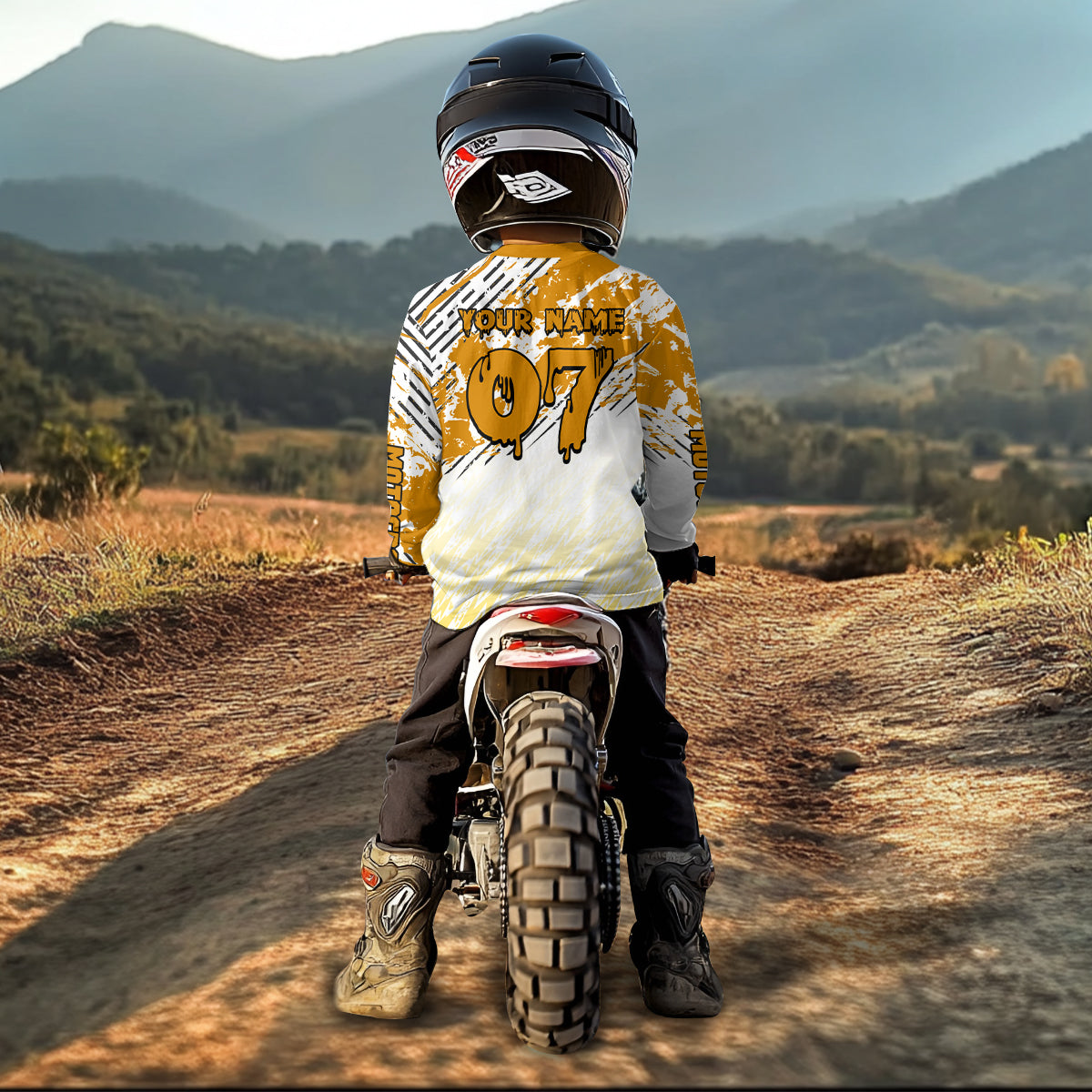Wolf Motocross Racing Jersey Custom Dirt Bike Shirts for Men Kid Women Riding Jersey XM400