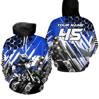 Custom Motocross Hoodie for Men Women Dirt Bike Racing Hoodie Custom Riding Shirt MH423