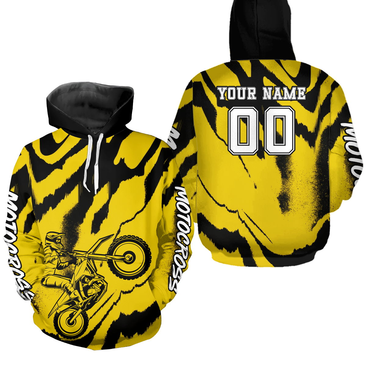 Personalized Motocross Hoodie for Men Women Dirt Bike Racing Hoodie Custom Riding Shirt MH428