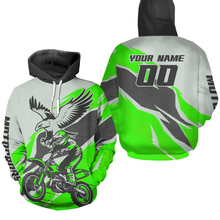 Load image into Gallery viewer, Custom Eagle Motocross Hoodie Men Women Adult Dirt Bike Hoodie Off road Racing Shirt MH435