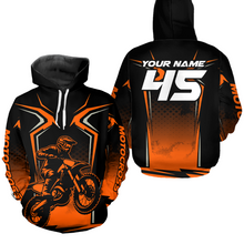 Load image into Gallery viewer, Custom Motocross Hoodie for Men Women Adult Dirt Bike Hoodie Off road Racing Shirt MH442