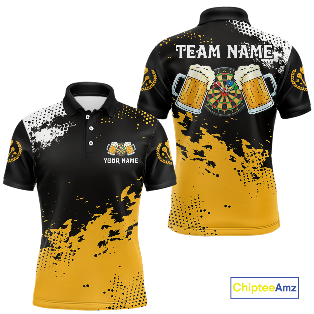 Custom Beer Darts Shirt for Men Darts Team Jerseys Dartboard Shirt Dart League NNT264