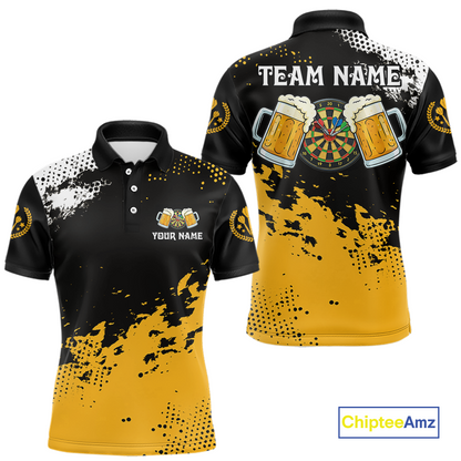 Custom Beer Darts Shirt for Men Darts Team Jerseys Dartboard Shirt Dart League NNT264
