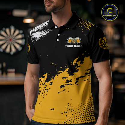 Custom Beer Darts Shirt for Men Darts Team Jerseys Dartboard Shirt Dart League NNT264