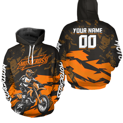 Custom Motocross Hoodie for Adult Men Women Dirt Bike Racing Hoodie Riding Shirt MH468