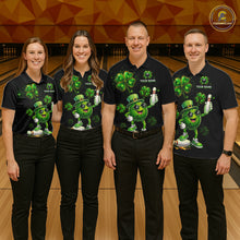 Load image into Gallery viewer, Funny St Patrick Day Bowling Bowling Jersey for Women Bowling Team Shirts Polo &amp; 1/4 Zip HNT192