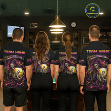 Load image into Gallery viewer, Custom Grim Reaper 8 Ball &amp; 9 Ball Billiard Shirt for Women Billiard Team Jersey Billiard League NNT189