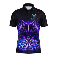 Load image into Gallery viewer, Custom Galaxy Thunder Wolf Darts Board Dart Shirts For Men Darts Team Jerseys Dart League NNT150