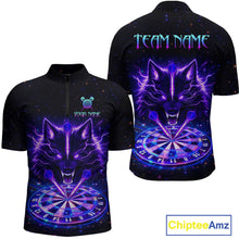 Load image into Gallery viewer, Custom Galaxy Thunder Wolf Darts Board Dart Shirts For Men Darts Team Jerseys Dart League NNT150