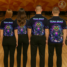 Load image into Gallery viewer, Custom Funny Neon Alligator Bowling Jersey for Women Bowling League Bowling Team Shirts HN294