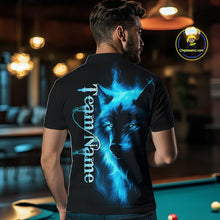 Load image into Gallery viewer, Custom Wolf 8 Ball Billiard Shirts for Men Billiard Team Shirts Billiard League Polo &amp; 1/4 Zip NNT97