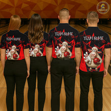 Load image into Gallery viewer, Custom Funny Sheep Bowling Jersey for Women Bowling Team Shirts Bowling League Polo &amp; 1/4 Zip HNT379