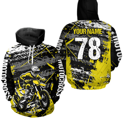 Motocross Hoodie Dirt Bike Off Road Custom Motocross Hoodie Shirt for Men Women HOT24