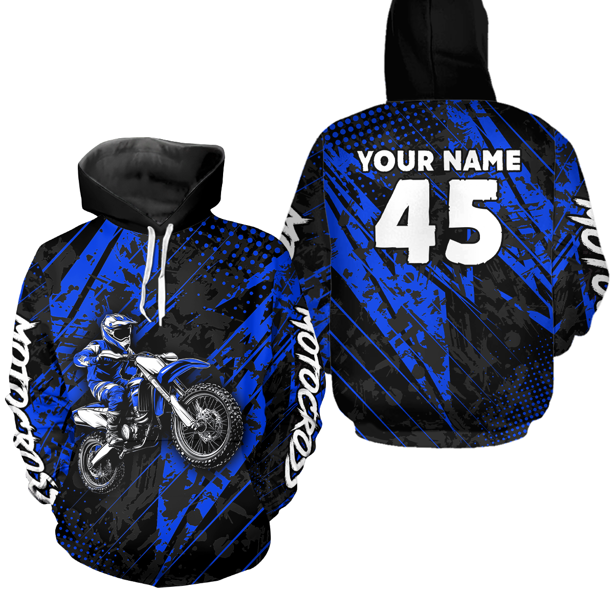 Custom Motocross Racing Hoodie Dirt Bike Off Road Motocross Hoodie Shirt for Men Women HOT21