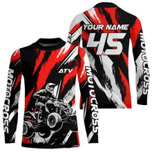 Load image into Gallery viewer, Red ATV Motocross Shirts Kid Men Women Custom Quad Bike Off-Road Shirt UPF30+ DNT60