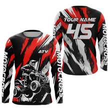 Load image into Gallery viewer, Red ATV Motocross Shirts Kid Men Women Custom Quad Bike Off-Road Shirt UPF30+ DNT60
