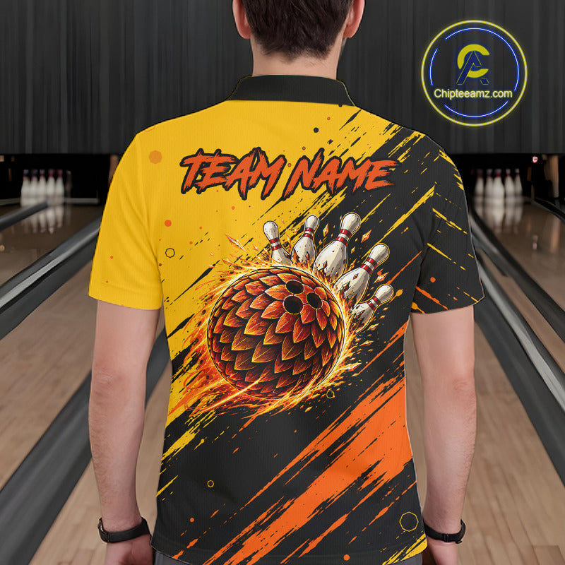 Custom Funny Pangolin Bowling Team Shirts Bowling Jersey for Men Bowling League HNT452