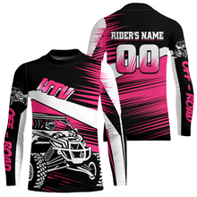 Load image into Gallery viewer, Personalized Pink UTV Off-Road Shirts UTV Motocross Racing Shirt Kid Men Women UPF30+ DNT90