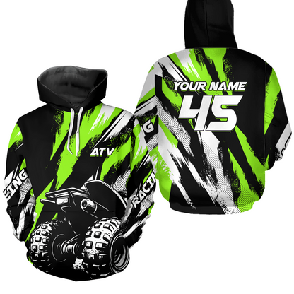 Custom Youth ATV Motocross Hoodie Jersey Off-Road Hoodie Shirt for Kid Men Women HOT04