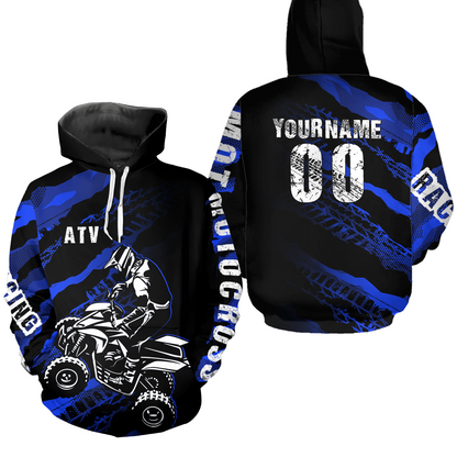 Personalized Racing Quad Bike Hoodie Kid Men Women ATV Motocross Hooded Jersey Off-Road HOT16