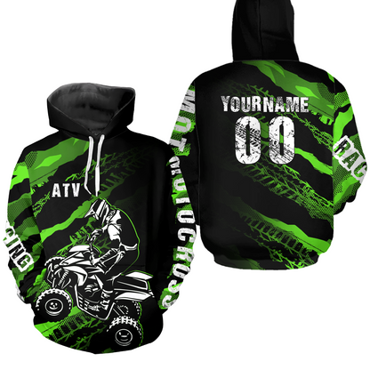 Personalized Racing Quad Bike Hoodie Kid Men Women ATV Motocross Hooded Jersey Off-Road HOT16