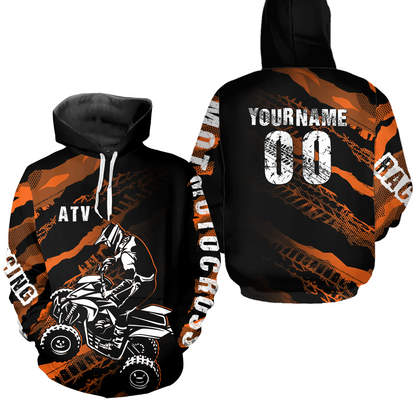 Personalized Racing Quad Bike Hoodie Kid Men Women ATV Motocross Hooded Jersey Off-Road HOT16