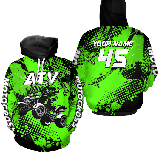 Personalized Quad Bike Hoodie Kid Men Women ATV Motocross Hooded Jersey Off-Road  HOT08
