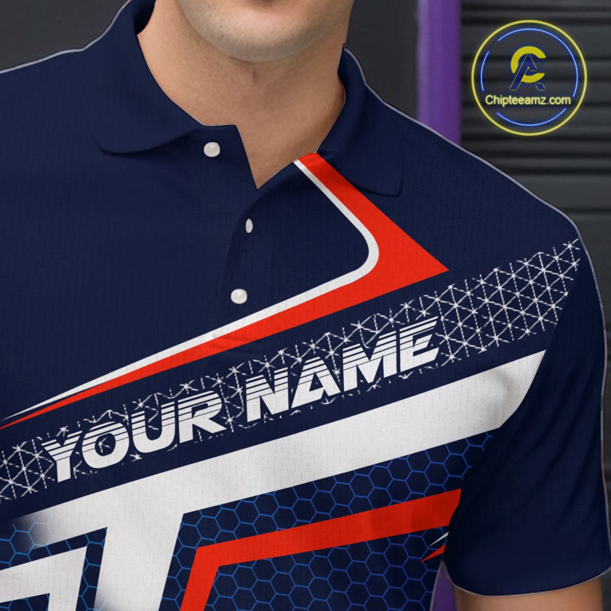 Custom Bowling Jersey for Men Bowling Team Shirts Bowling League Uniform Polo & 1/4 Zip HNT171