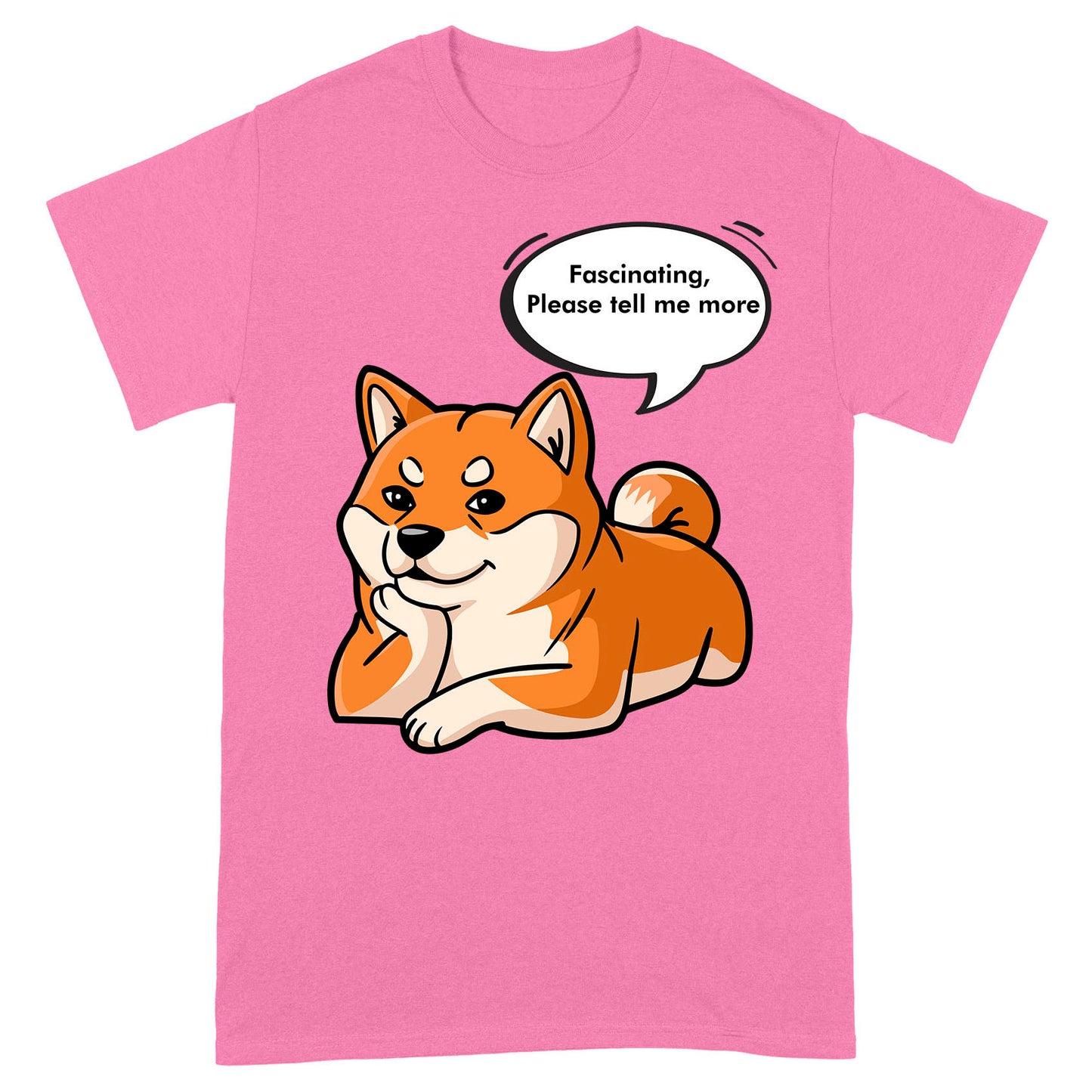 Funny Shiba Inu Dog Unisex Standard T-Shirt, Shiba Inu Funny Tee For Dog Lover IPHW9364