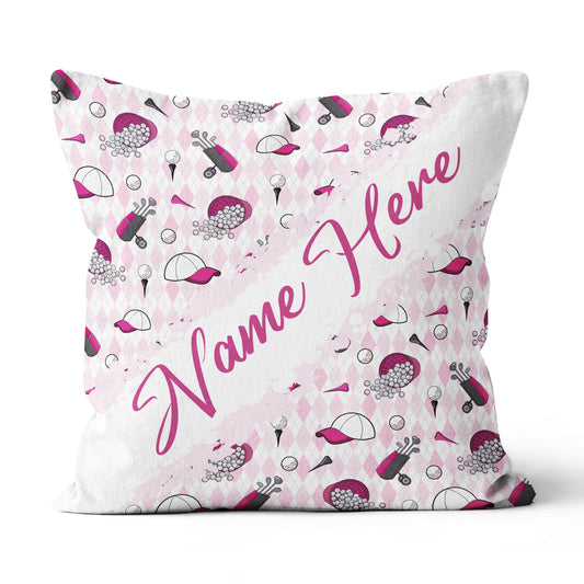 Customized Golf Pattern, Personalized Golf Decorative Pillows YYD0002