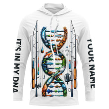 Load image into Gallery viewer, Fishing - It's in my DNA - UV protection fishing shirt for fisherman A64