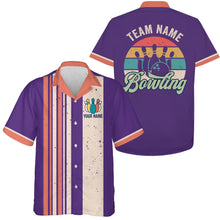 Load image into Gallery viewer, Custom Retro Bowling Shirts For Men And Women, Custom Bowling Team Shirts A73