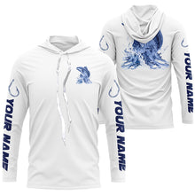 Load image into Gallery viewer, Personalized Redfish Long Sleeve Performance Fishing Shirts, Red Drum Fishing Jersey IPHW6409