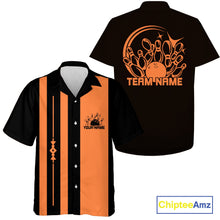 Load image into Gallery viewer, Custom Classic Vintage Bowling Team Shirts, 50S Retro Bowling Button Up ShirtIPHW10867